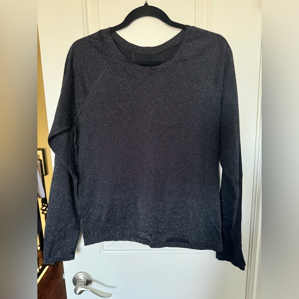 Athleta Momentum Seamless Top Glitter